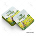 Peaceful Rest Christian Coaster Set – The Lord Is My Shepherd | Psalm 23:1–3 | Pack of 4