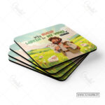 Joyful Belonging Christian Coaster Set – My Sheep Listen to My Voice | John 10:27 | Pack of 4 - Image 3