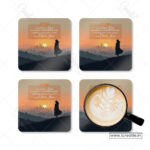 Peace Beyond Understanding Christian Coaster Set – Philippians 4:7 | Pack of 4 - Image 2