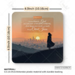 Peace Beyond Understanding Christian Coaster Set – Philippians 4:7 | Pack of 4 - Image 5