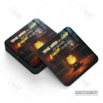 Light for My Path Christian Coaster Set – Your Word Is a Lamp | Psalm 119:105 | Pack of 4