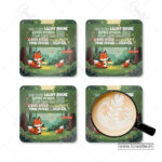 Let Your Light Shine Christian Coaster Set – Matthew 5:16 | Pack of 4 - Image 2