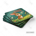 Fearfully and Wonderfully Made Christian Coaster Set – Psalm 139:14 | Pack of 4 - Image 3