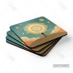 Do Not Fear Christian Coaster Set – I Am With You | Isaiah 41:10 | Pack of 4 - Image 3