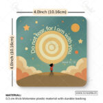 Do Not Fear Christian Coaster Set – I Am With You | Isaiah 41:10 | Pack of 4 - Image 5