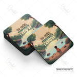 Be Still and Know Christian Coaster Set – Psalm 46:10 | Pack of 4