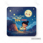 When I Am Afraid Christian Coaster Set – I Will Trust in You | Psalm 56:3 | Pack of 4 - Image 5