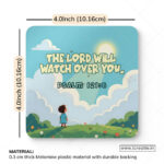The Lord Will Watch Over You Christian Coaster Set – Psalm 121:8 | Pack of 4 - Image 5