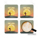 The Lord Is My Light Christian Coaster Set – Psalm 27:1 | Pack of 4 - Image 2