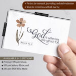 Psalm 46:5 Scripture Card – “God Is Within Her” Pocket Blessing (Pack of 100) - Image 5