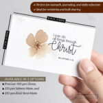 Philippians 4:13 Scripture Card – “I Can Do All Things Through Christ” Pocket Blessing (Pack of 100) - Image 5