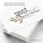 Proverbs 3:5 Scripture Card – “Trust in the Lord with All Your Heart” Pocket Blessing (Pack of 100) - Image 4