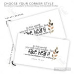 John 16:33 Scripture Card – “Take Heart, I Have Overcome the World” Pocket Blessing (Pack of 100) - Image 7