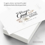 Romans 8:28 Scripture Card – “In All Things God Works for the Good” Pocket Blessing (Pack of 100) - Image 4