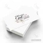 Romans 8:28 Scripture Card – “In All Things God Works for the Good” Pocket Blessing (Pack of 100)