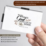 Romans 8:28 Scripture Card – “In All Things God Works for the Good” Pocket Blessing (Pack of 100) - Image 5