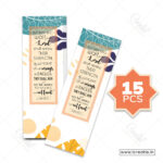 Pack of 15 Isaiah 40:31 Christian bookmarks for healthcare workers and chronic illness support - endurance bookmark India