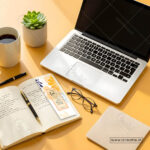 Close-up of calming 1 John 4:18 bookmark with soothing design - Christian gift for trauma recovery and fear healing