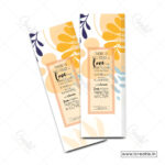 1 John 4:18 peace Christian bookmark India - perfect love casts out fear design - anxiety relief and mental health support gift