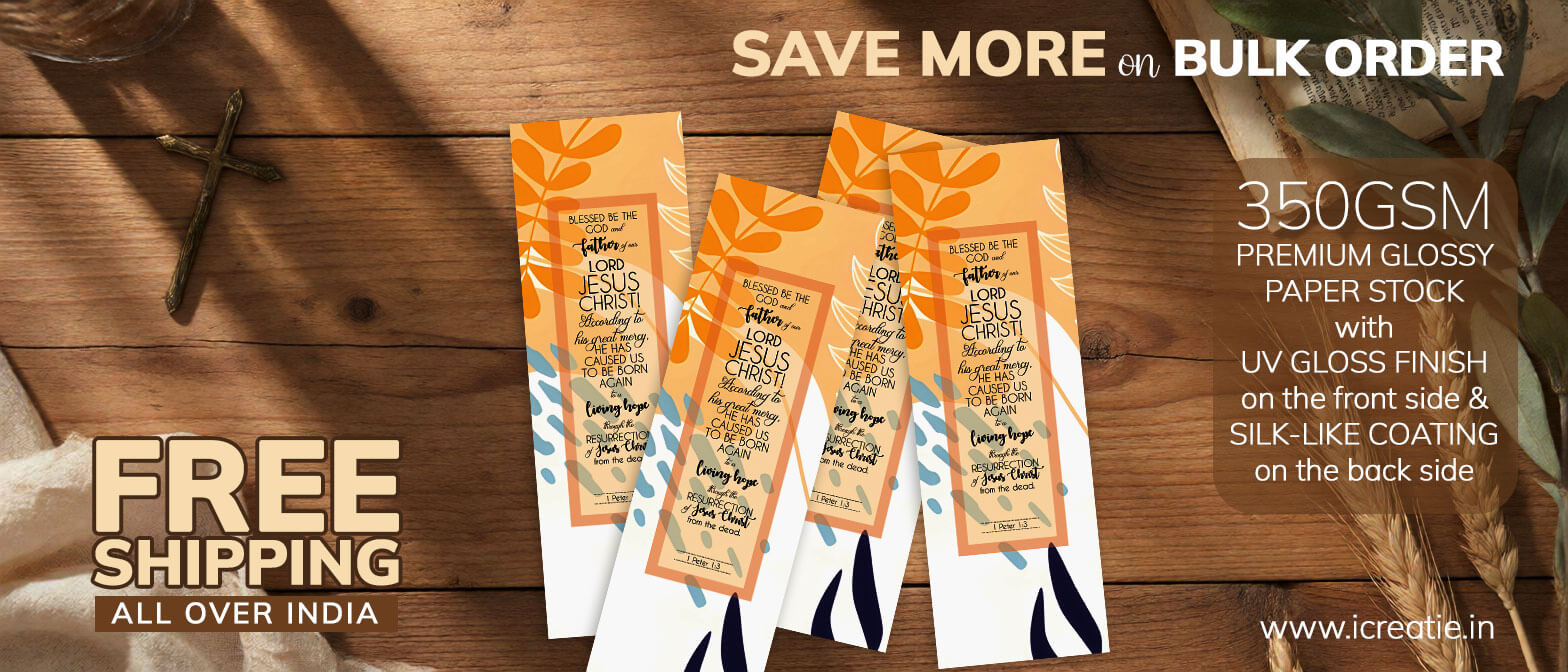 Resurrection Christian Bookmark India