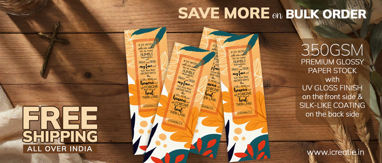 Prayer Christian Bookmark India