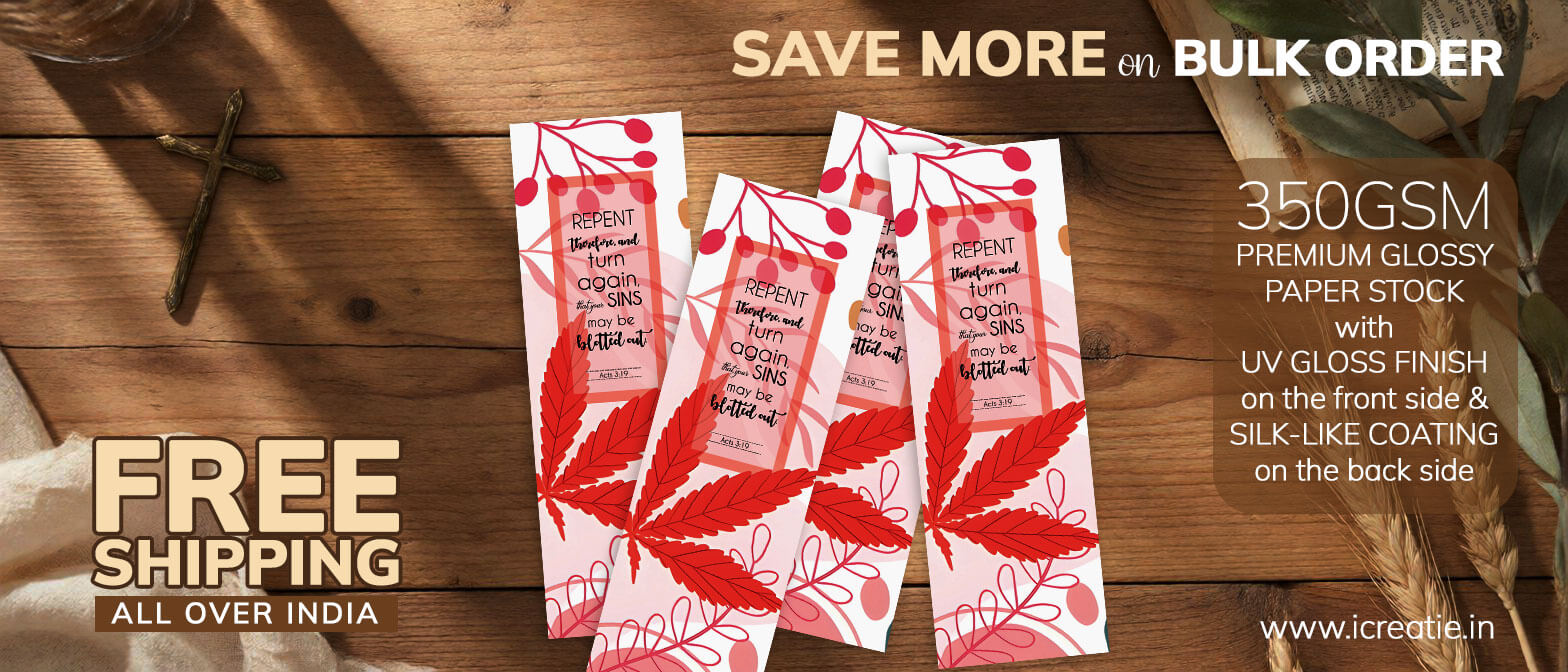Repentance Christian Bookmark India
