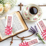 Multiple heart transformation Christian bookmarks fanned out - bulk scripture bookmarks for counseling and renewal ministry