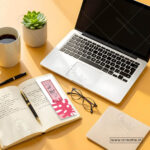 Close-up of tender Ezekiel 11:19 bookmark with healing heart design - depression recovery encouragement India