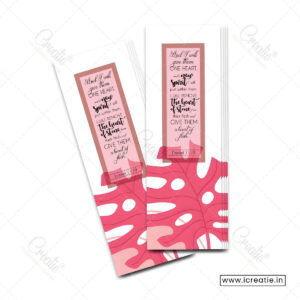 Ezekiel 11:19 heart renewal Christian bookmark India - new heart transformation design - emotional healing and spiritual renewal