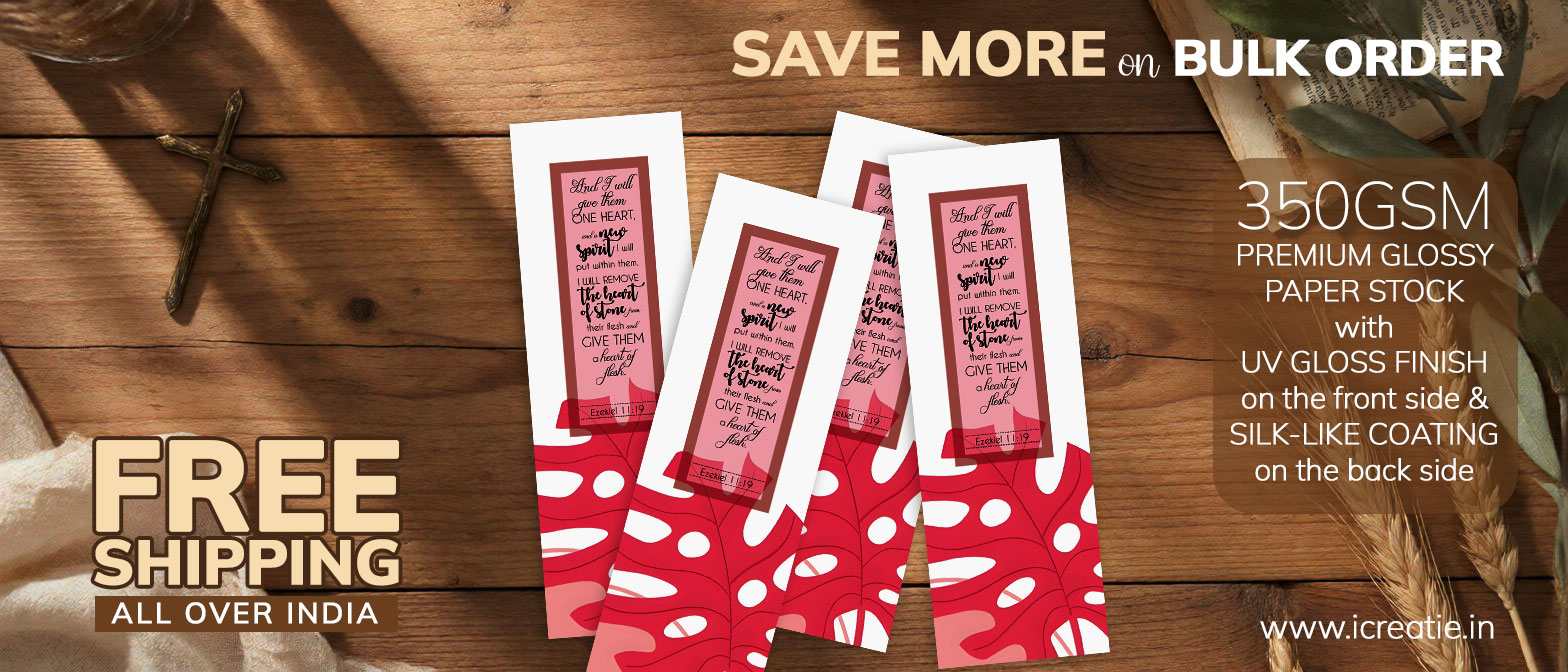 Heart Renewal Christian Bookmark India