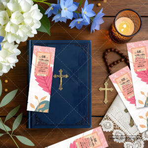 Power of God's Word bookmark in hand showing creative authority theme - prophetic ministry encouragement India