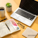 Close-up of Genesis 1:9 bookmark with commanding wave and land design - breakthrough prayer gift India