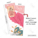 Back of God's Word power scripture bookmark showing Genesis 1:9 complete verse - faith confession bookmark India