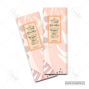 Isaiah 58:12 Restoration Christian bookmark India - Repairer of Broken Walls design - church revitalization leadership gift