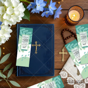 New heavens new earth bookmark in hand showing eternal perspective theme - bereavement support gift India