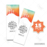 Pack of 15 bold gospel Christian bookmarks for youth groups and evangelism teams - courage witness bookmarks India