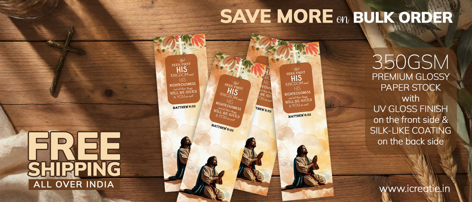 Seek First Christian Bookmark India