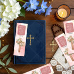 Love the Lord bookmark in hand showing wholehearted devotion theme - spiritual retreat encouragement India