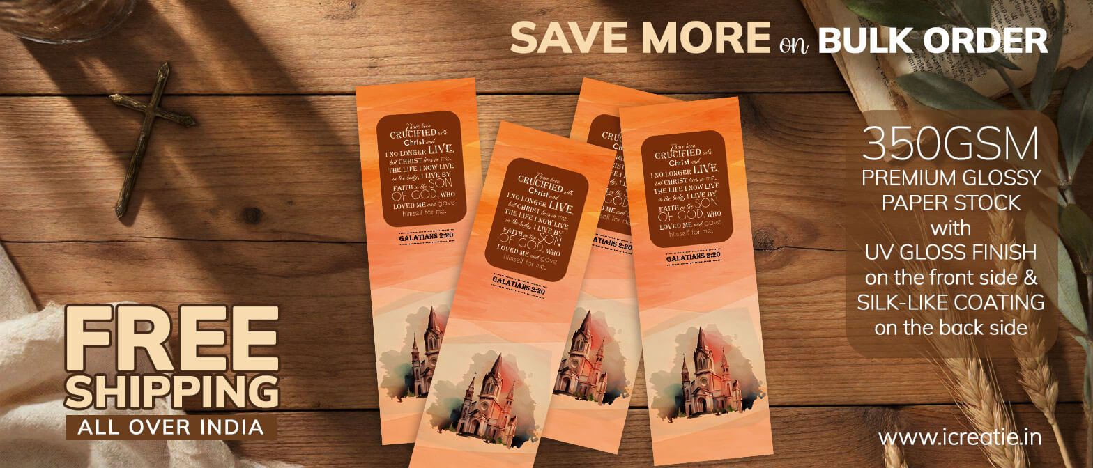 Crucified with Christ Christian Bookmark India