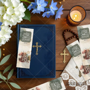 John 3:16 bookmark in hand showing salvation gospel message theme - evangelism tool India