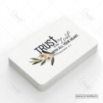 Trust in God Pocket Blessings Cards – With All Your Heart | Proverbs 3:5 (Pack of 100)