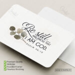 Peace & Stillness Pocket Blessings Cards – Be Still and Know | Psalm 46:10 (Pack of 100) - Image 3