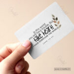 Hope & Courage Pocket Blessings Cards – Take Heart | John 16:33 (Pack of 100) - Image 2