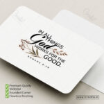 Hope in Difficult Times Pocket Blessings Cards – God Works for Good | Romans 8:28 (Pack of 100) - Image 3