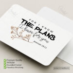 Hope for the Future Pocket Blessings Cards – God’s Plans for You | Jeremiah 29:11 (Pack of 100) - Image 3