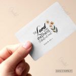 The Lord Is My Shepherd Pocket Blessings Cards – Psalm 23:1 (Pack of 100) - Image 2