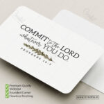 Commit Your Plans to God Pocket Blessings Cards – Proverbs 16:3 (Pack of 100) - Image 3