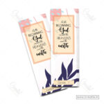 God the Creator Christian Bookmark – In the Beginning | Genesis 1:1
