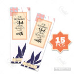 God the Creator Christian Bookmark – In the Beginning | Genesis 1:1 - Image 5