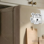 Do Not Be Afraid, Just Believe Christian Magnet (Set of 4) – Courage and Faith for Difficult Moments | Mark 5:36 - Image 3